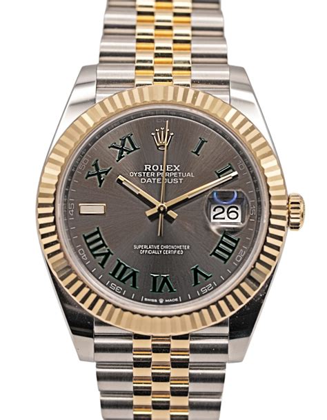 rolex datejust 36 mm diamant 126333 edelstahl gold jubilee